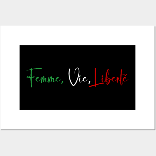 Femme, Vie, Liberte Posters and Art